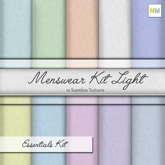Menswear Kit Light 10 Seamless Fabric Textures NM
