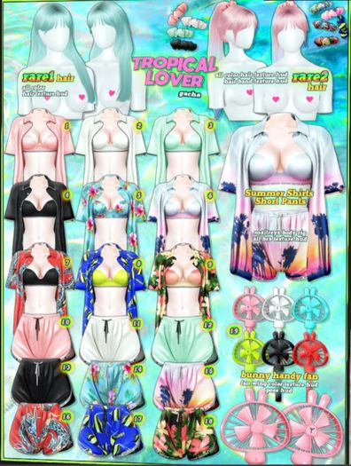 AMITOMO - Tropical Lover GACHA - Maitreya - 8