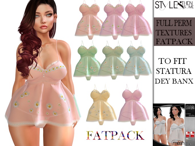 STYLES -STATURA- Night-set - Texture  FULL PERM - Fatpack