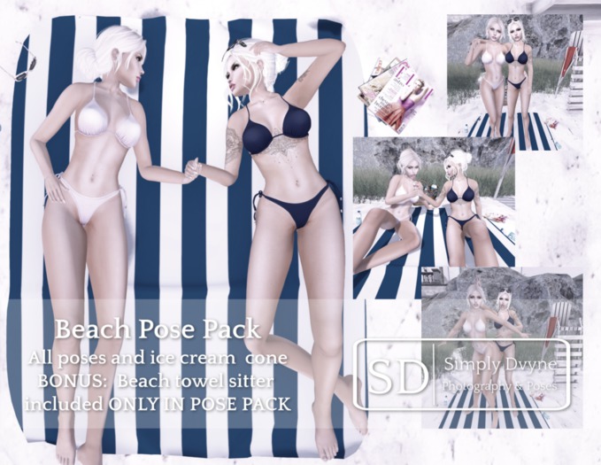 SD:: Beach Pose Pack