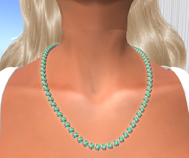 Vortex Spinning Beads Necklace