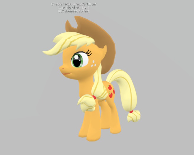 CMA Mesh Tip Jar Applejack 01