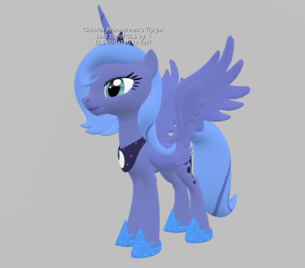 CMA Mesh Tip Jar Princess Luna 01
