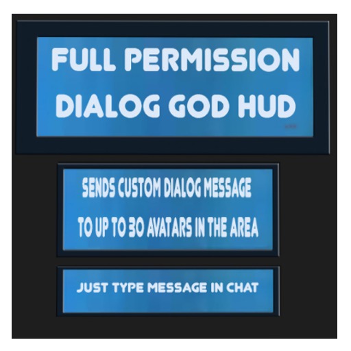 Dialog GOD HUD