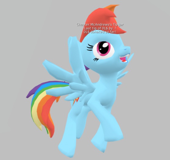 CMA Mesh Tip Jar Rainbow Dash 05