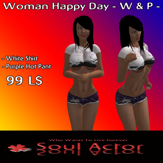 Woman Happy Day - W & P -