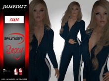 Brunsen! Sun Sexy Blue Jumpsuit