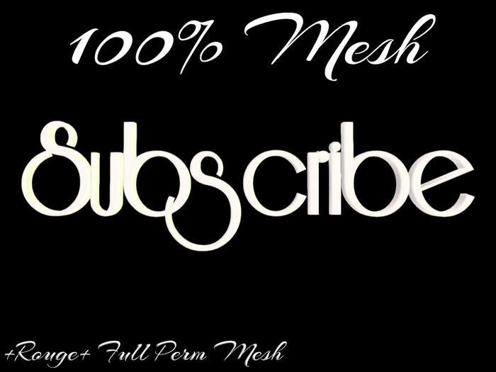 + Rouge + Subcribe Mesh