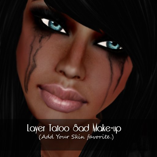 ** Gurly Styl ** Face tatoo Sad 5