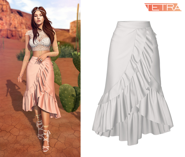 TETRA - Freebird skirt (White)