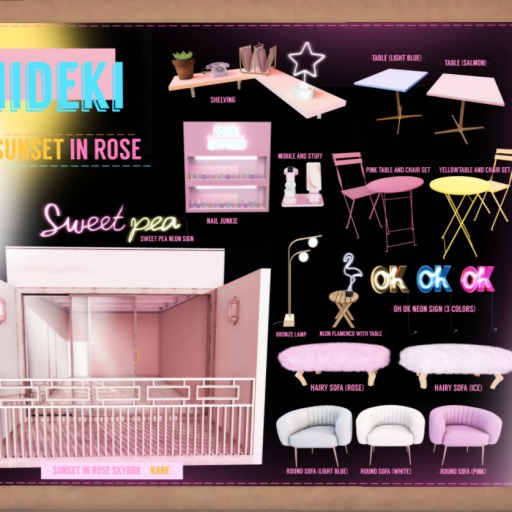 HIDEKI - TABLE (SALMON) -