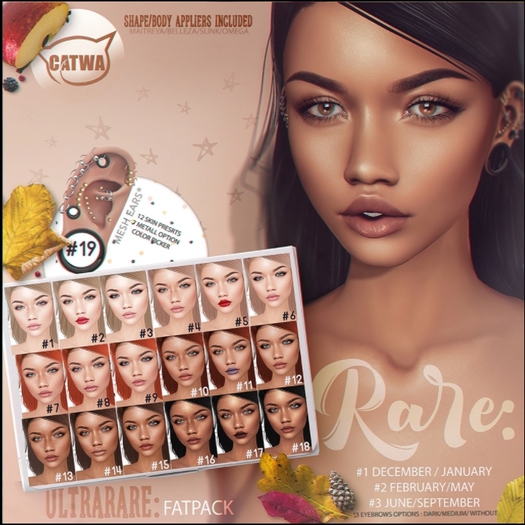 RARE  2  SKIN SET - ( February / May)  --- RARE