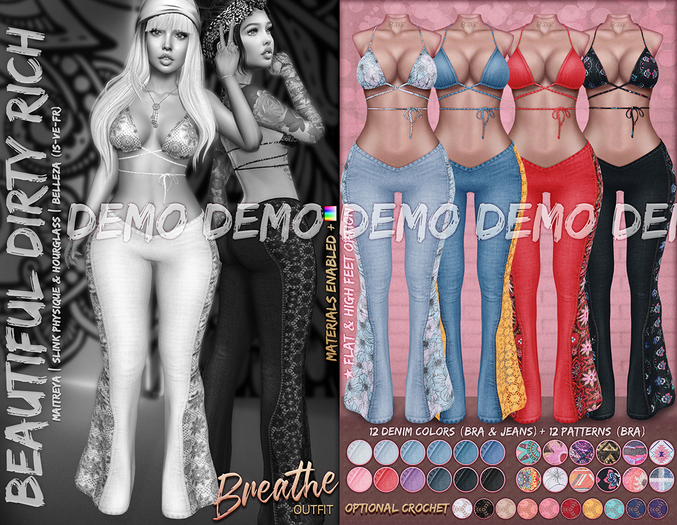 ...:::Beautiful Dirty Rich:::... Breathe -Outfit- DEMO