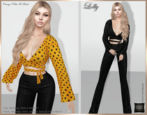 SAS - Lolly Orange Polka & Black Polka Outfit  (MB&FM)