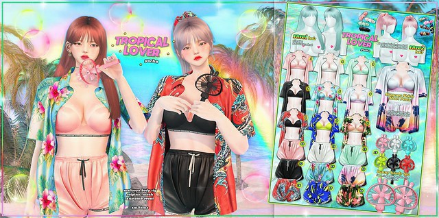 AMITOMO - Tropical Lover GACHA - 2 RARE