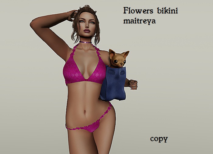 Flowers bikini maitreya