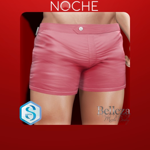 NOCHE. Ezekiel Shorts Pink