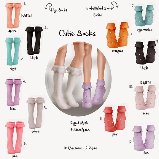 4. Glam Affair - High Socks Lilac