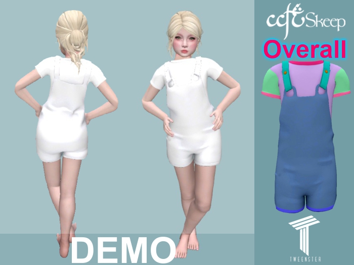 Skeep - Tweenster - Overall shorts - DEMO