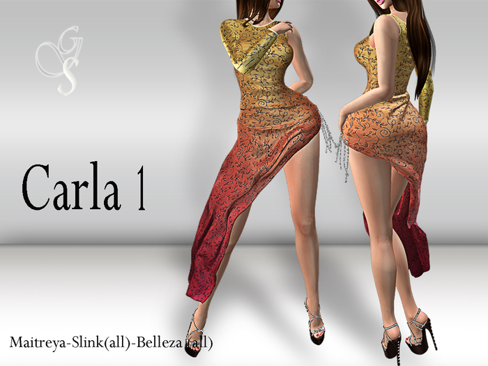 !GS- CARLA  1 - DRESS MESH