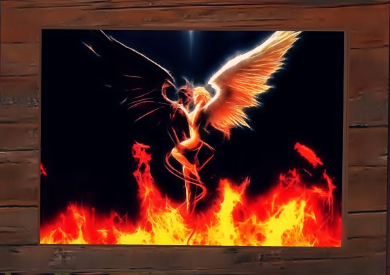 Heaven and hell frame