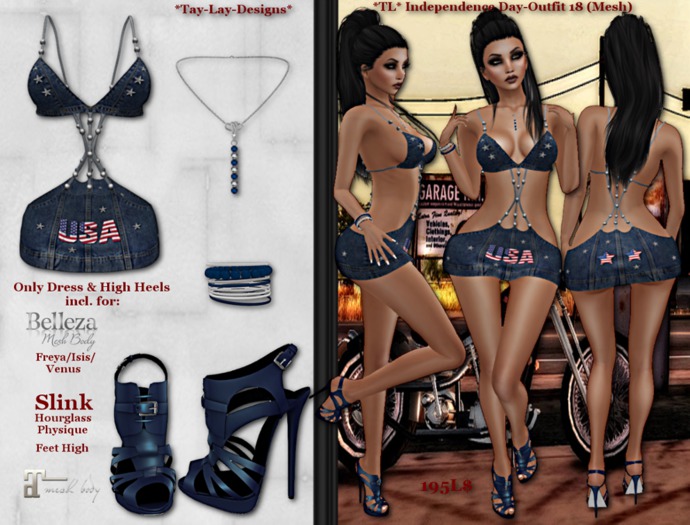 *Tay-Lay-Designs* Independence Day-Outfit 18 (Mesh)