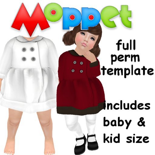 Moppet FULL PERM Dressy Wool Coat  Template