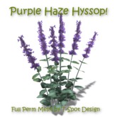 T-Spot Mesh - Purple Haze Hyssop (Agastache hybrid) - Full Perm - LI=0.5-0.9