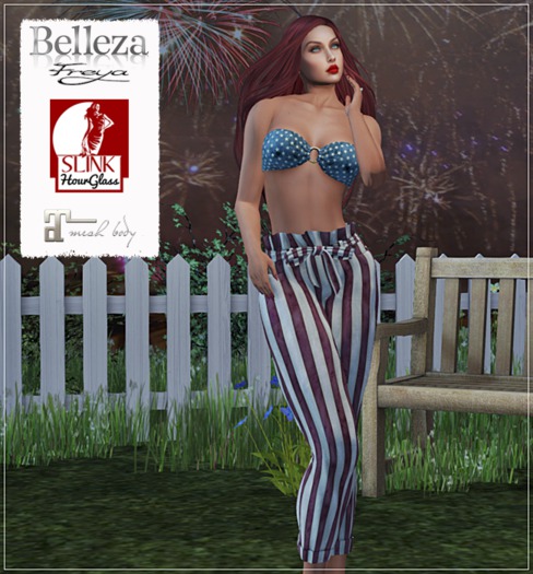 HP 4TH OF JULY - Bandeau & Tie Waist Pants