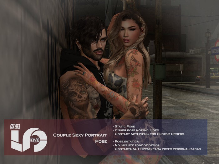 ACT5-230-Couple Sexy Portrait Pose BOXED 