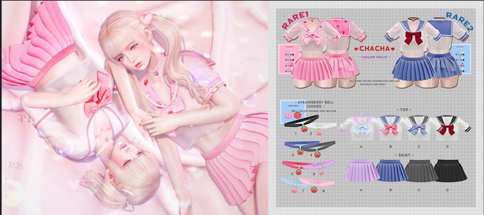 CHACHA. sailor holic / choker 2 (BOX)