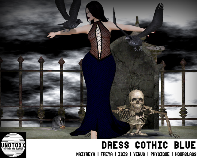 .::UnoToxx::. Dress Gothic Blue