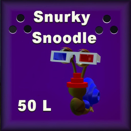 Teeny Snail Snurky in a box