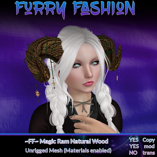 ~FF~ Magic Ram Natural Wood