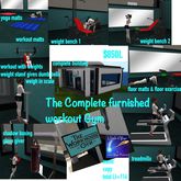 Complete Totally furnished workout GymCrate