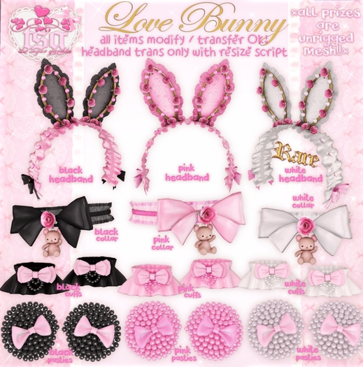 .tsg. Love Bunny Headband - Pink