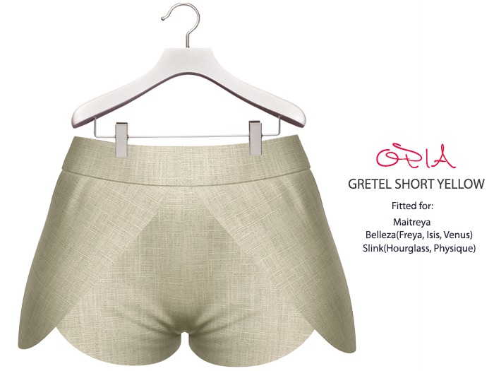 OPIA Gretel Short Yellow