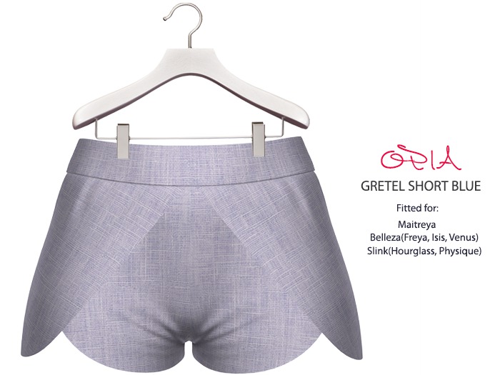 OPIA Gretel Short Blue