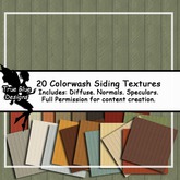 *True Blue Designs* Colorwash Siding Textrures