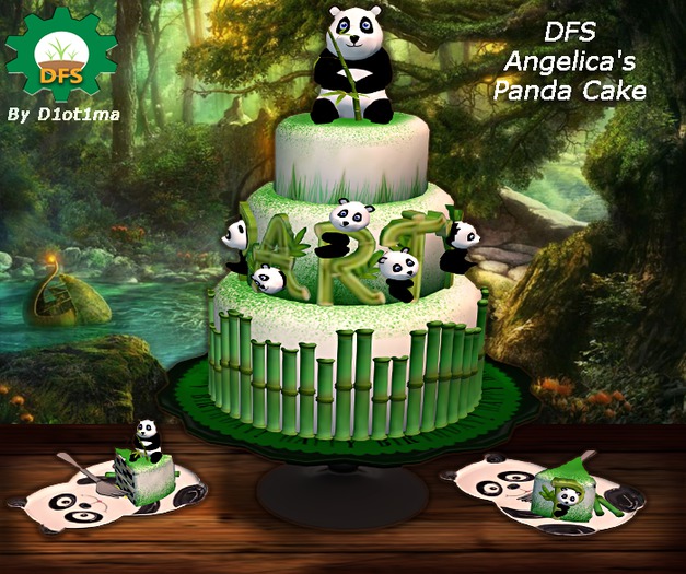 DFS Angelica's Panda Cake (Rare)