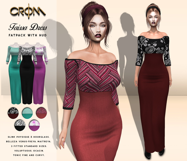 -CroM- Taissa DRESS - Fatpack