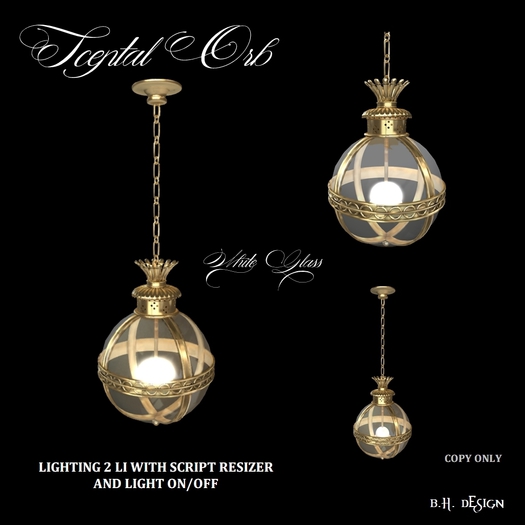 BHD SCEPTAL ORB LIGHTING WHITE