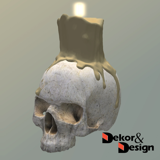 D&D Candle Skull
