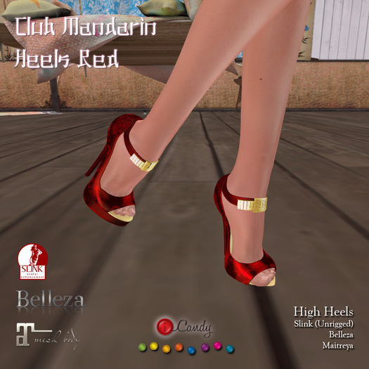 iCandy - Club Mandarin Heels - Red