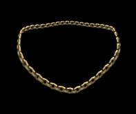 Mens Gold Chain Link Necklace