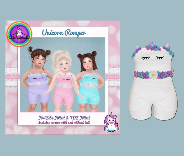 TBR - Unicorn romper colors 