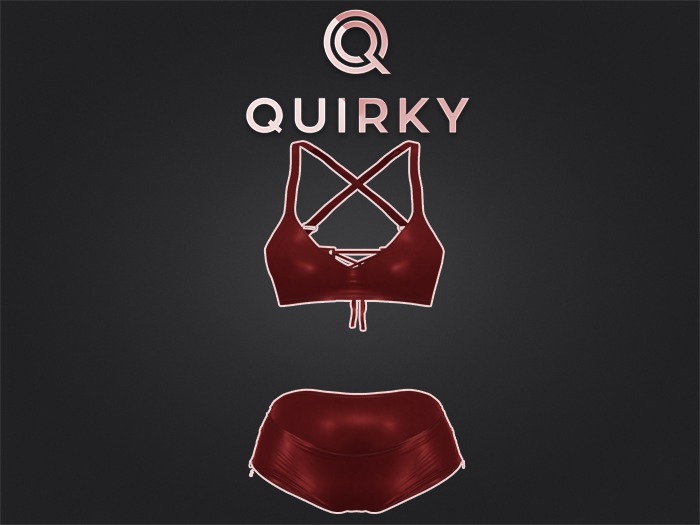 .Quirky. - Belle Set - Ruby