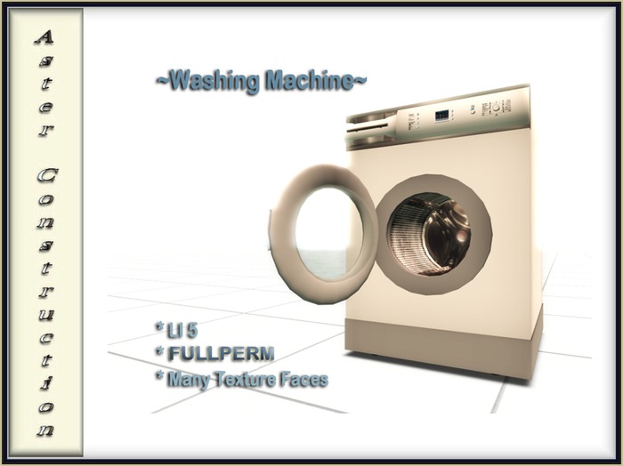 ~ Renney Washing Machine - Full Perm ~ V2