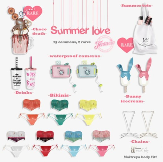 *Tentacio* Summer Love. chain silver