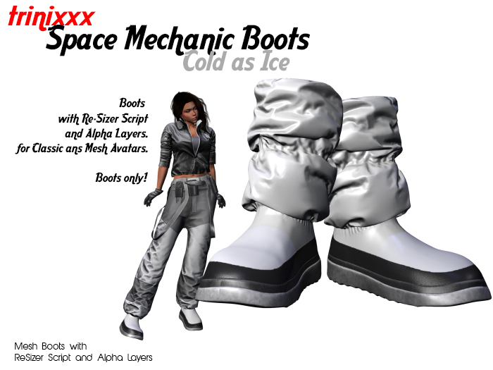 trinixxx Space Mechanic Boots Cold as Ice